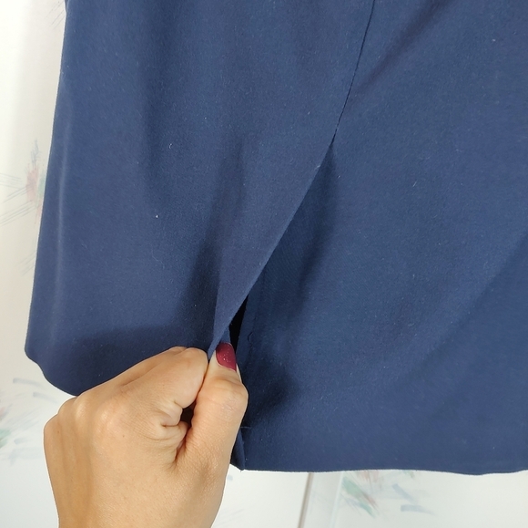 New York & Company Blue Pencil Skirt 18 - Picture 7 of 10